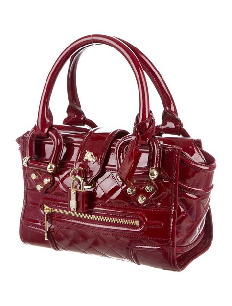 burberry patent leather bag|handbag original burberry bag.